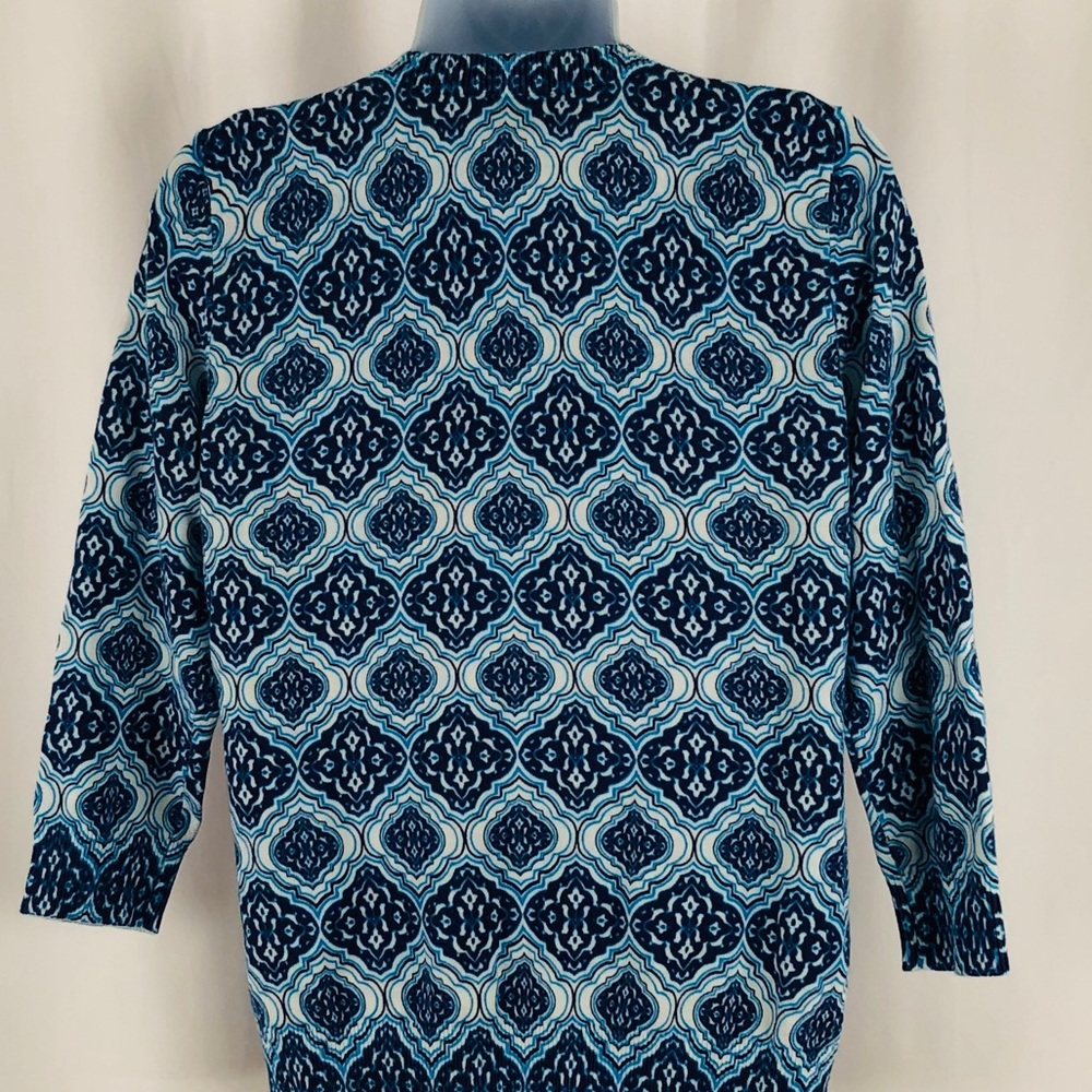 Talbots Cotton button front cardigan NWT SP - Picture 4 of 10